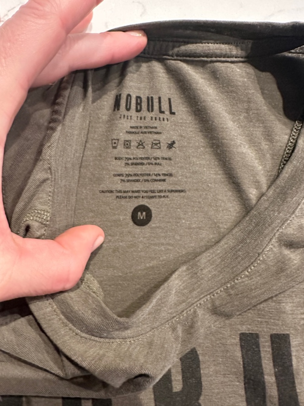NOBULL Muscle Tank Olive Green - Picture 5 of 12